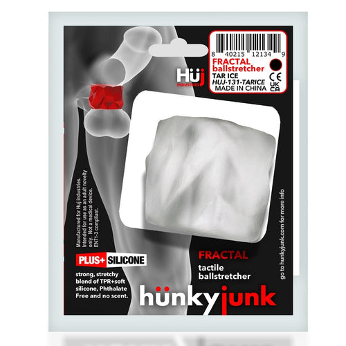 HUNKYJUNK FRACTAL BALL STRETCHER CLEAR ICE (NET) - OXHUJ131CLRICE