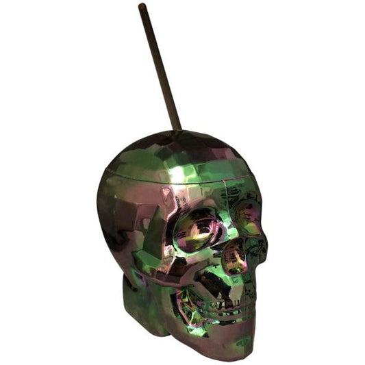 Oil Slick Skull Cup-Pinkfoxxx