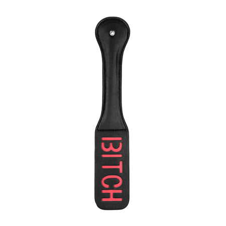 Ouch! 'Bitch' Paddle Black-Pinkfoxxx