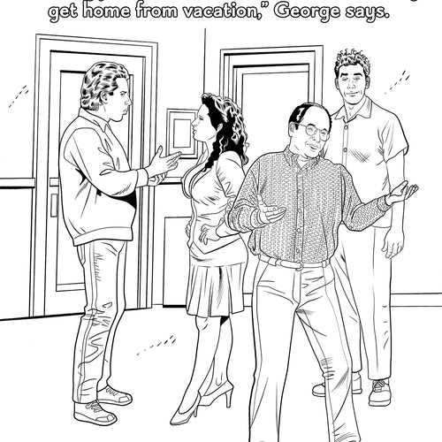 SEXFELD PORN PARODY COLORING BOOK (NET) - WRCB039