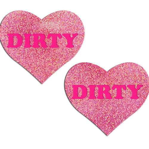 PASTEASE LOVE DIRTY HEART PINK - PASHRTDRTGLTPK