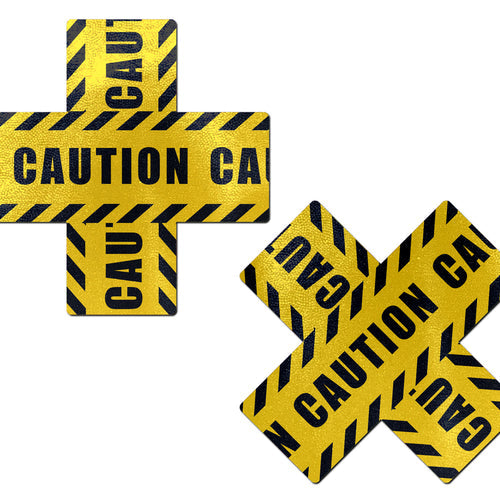PASTEASE CROSSED CAUTION TAPE - PASPLSCTN