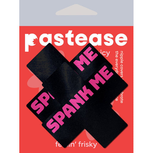 PASTEASE LIQUID BLACK CROSS PINK SPANK ME - PASPLSSME5