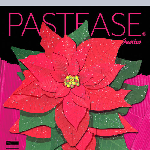 PASTEASE WINTER POINSETTIA RED & GREEN - PASPON