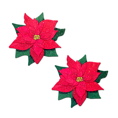 PASTEASE WINTER POINSETTIA RED & GREEN - PASPON