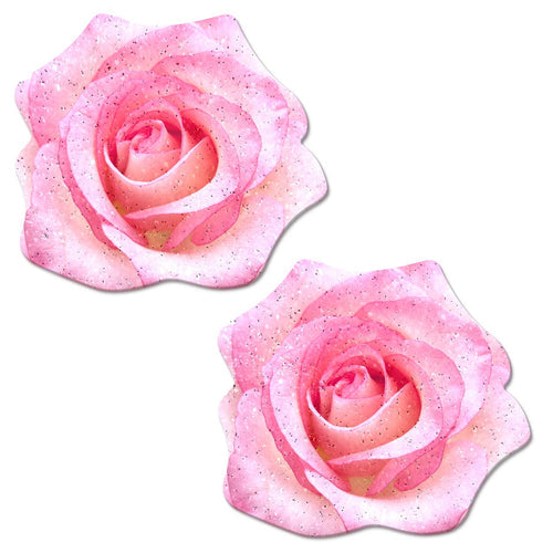 PASTEASE PINK GLITTER VELVET ROSE PINK - PASROSPK