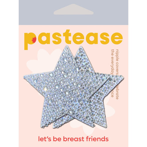 PASTEASE CRYSTAL SILVER STARS - PASSTRCYCWT