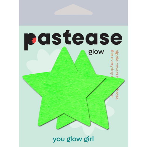 PASTEASE GLOW IN THE DARK STARS PASTIES - PASSTRGLW