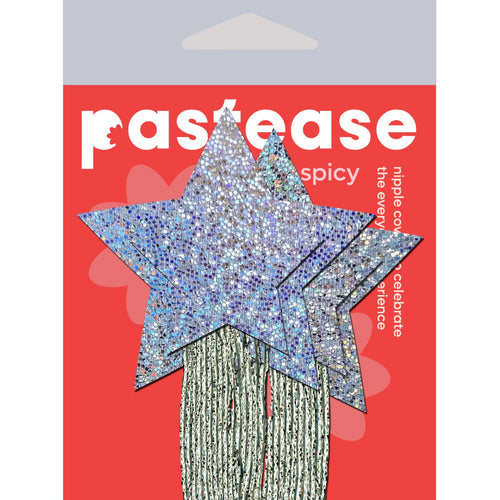 PASTEASE STAR TASSEL SILVER - PASSTRTASGLTSL5