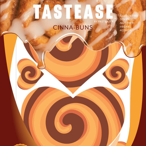 TASTEASE CINNA-BUN EDIBLE NIPPLE PASTIES & PECKER WRAPS - PASTTSCIN