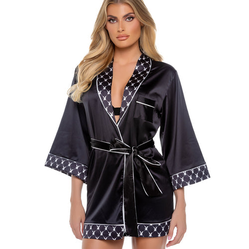 PBLI150 - Playboy Bunny Smoke Lounge Robe