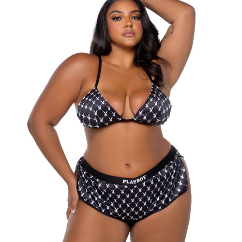 PBLI165 - Playboy Bunny Smoke Lounge 2pc Set
