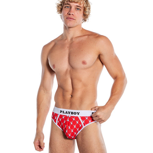 PBLI169 - Playboy Mens Argyle Briefs