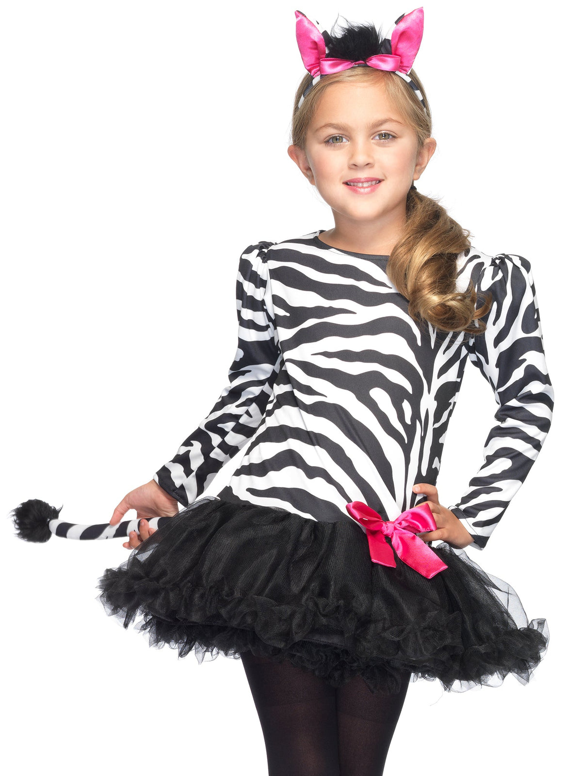 Girl's Zebra Diva Costume - PC48139   00725