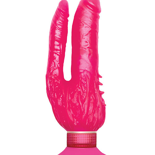 WATERPROOF DOUBLE PENETRATOR WALL BANGER PINK
