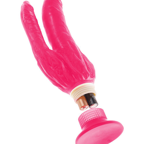 WATERPROOF DOUBLE PENETRATOR WALL BANGER PINK