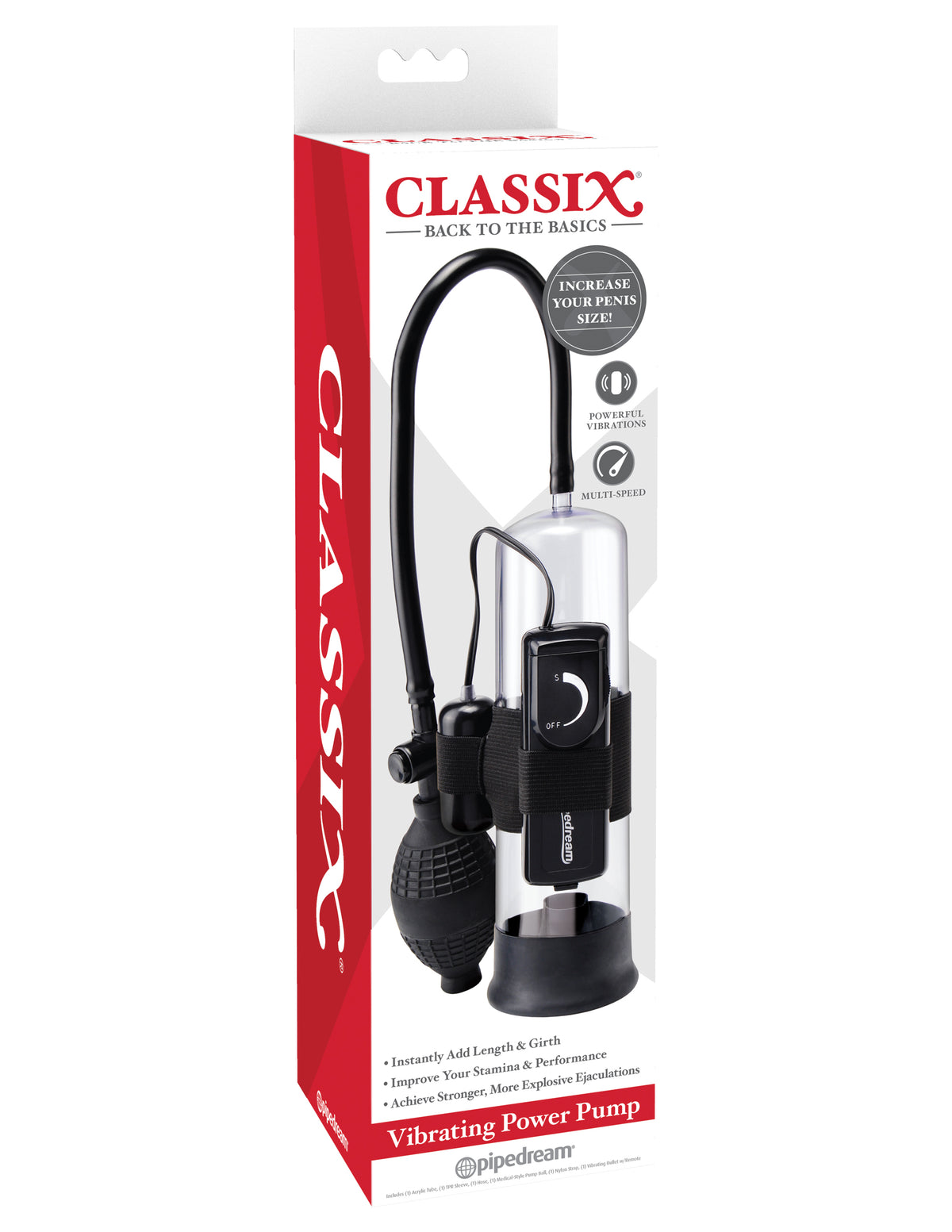 CLASSIX POWER PUMP VIBRATING - PD192700
