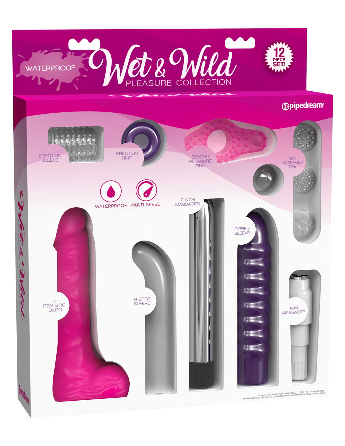 WET & WILD WATERPROOF PLEASURE COLLECTION - PD202300