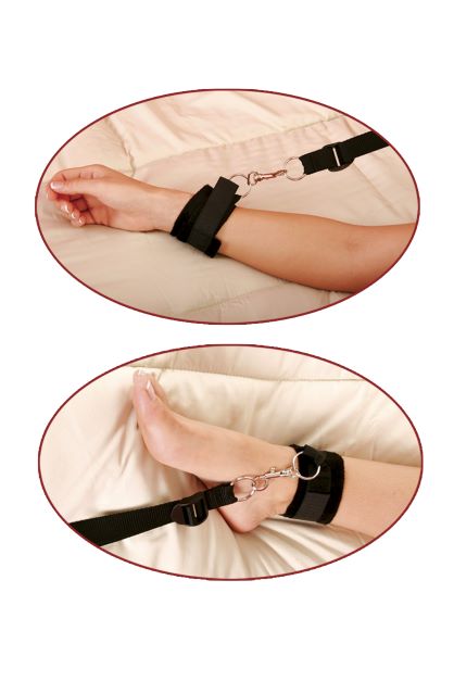 FETISH FANTASY BED BINDINGS RESTRAINT KIT - PD215323