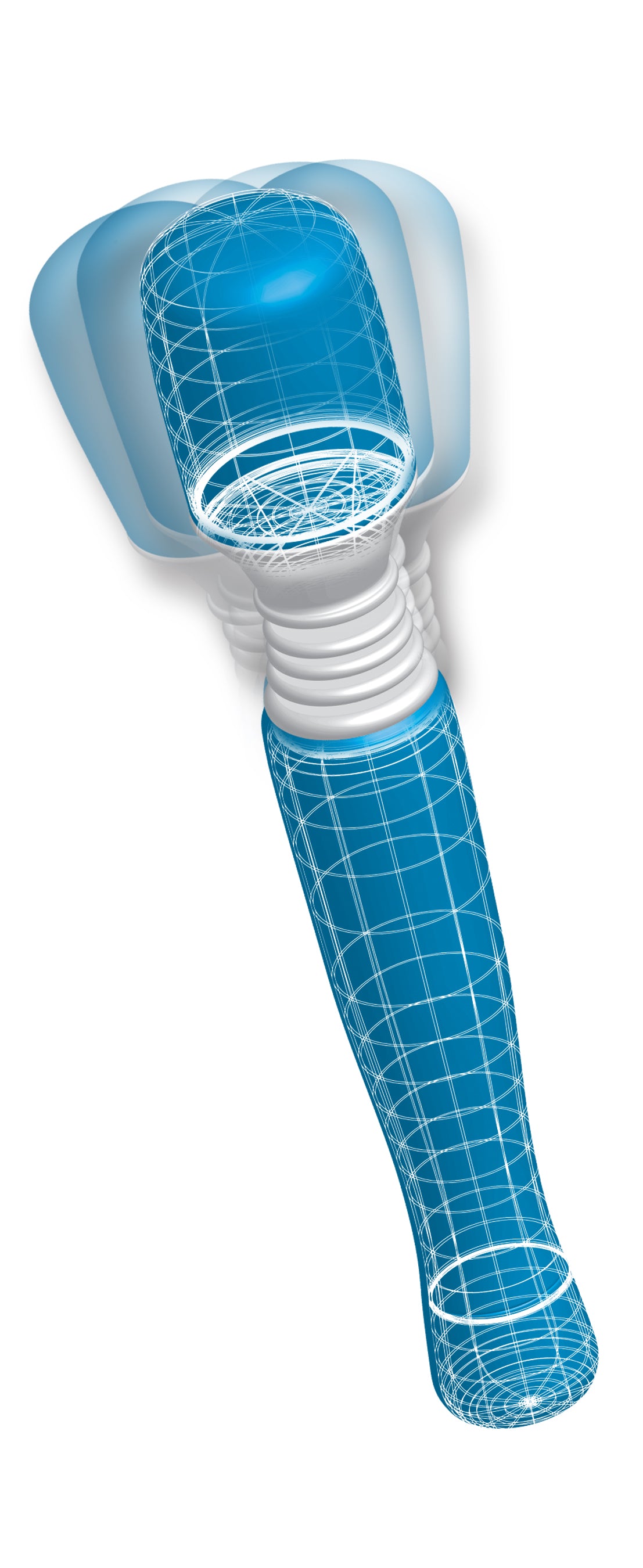 MINI WANACHI MASSAGER BLUE - PD302714