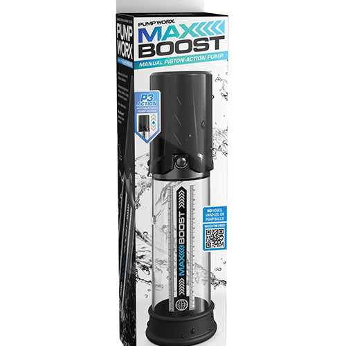 PUMP WORX MAX BOOST BLACK/ CLEAR - PD324923