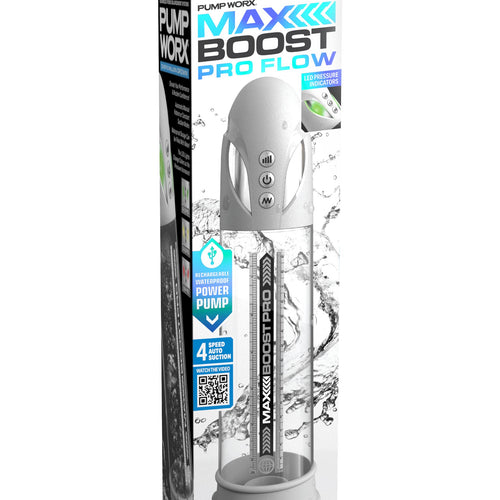MAX BOOST PRO FLOW WHITE/CLEAR - PD325019