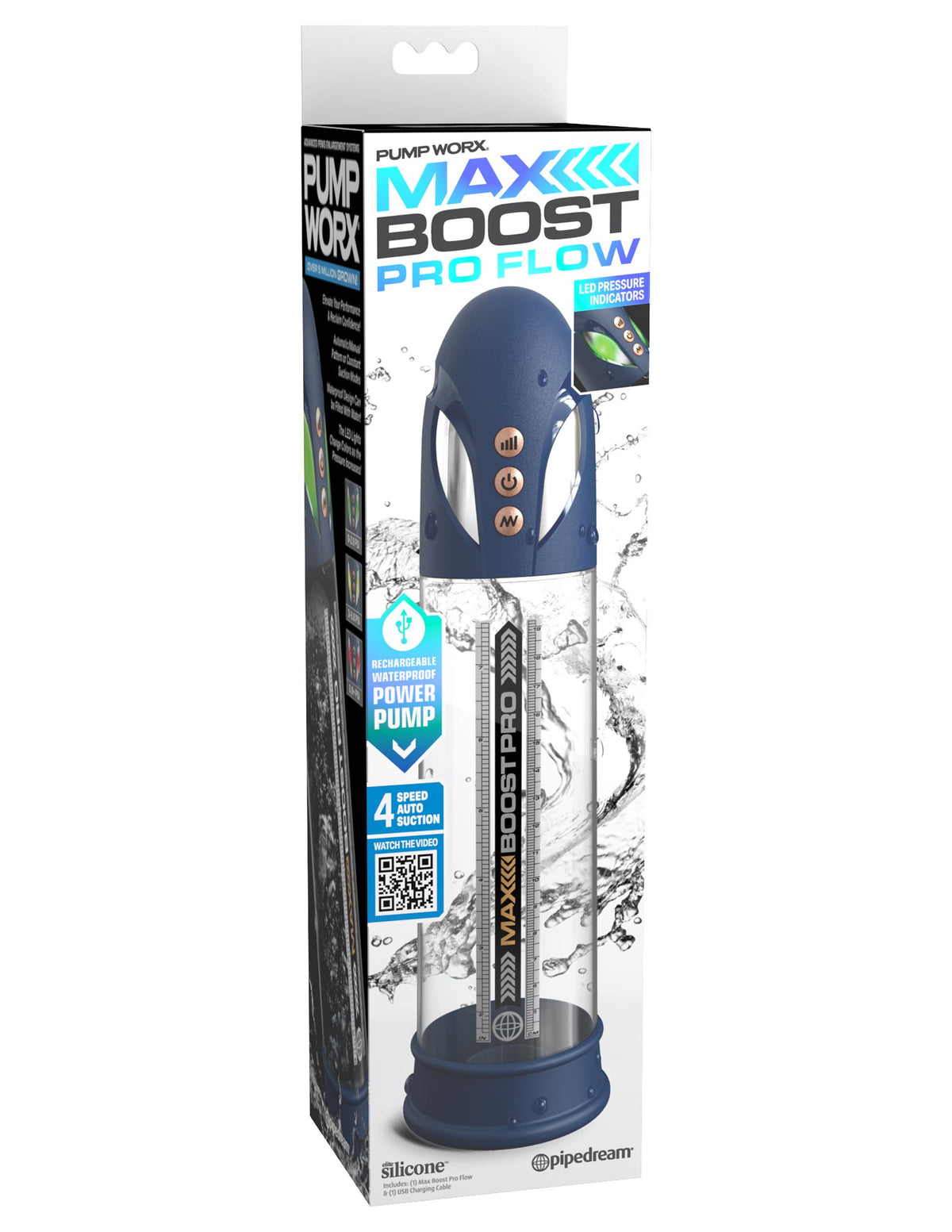 MAX BOOST PRO FLOW BLUE/CLEAR - PD325025