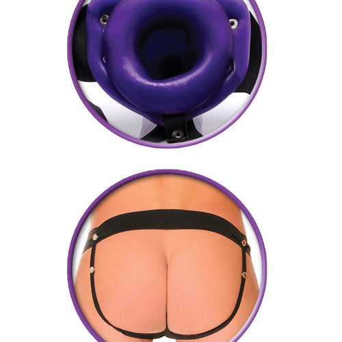 FETISH FANTASY HOLLOW STRAP ON FOR HIM OR HER PURPLE