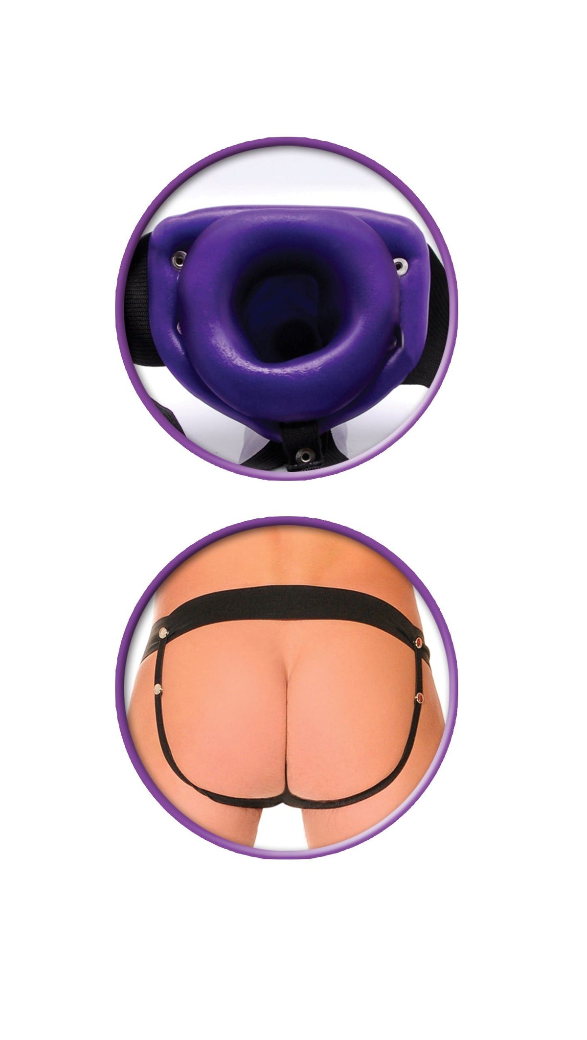 FETISH FANTASY HOLLOW STRAP ON FOR HIM OR HER VIBRATIN