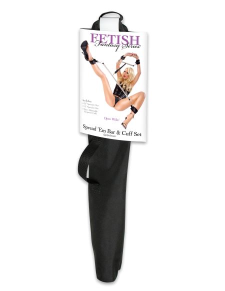 FETISH FANTASY SPREAD EM BAR & CUFFS SET - PD371600