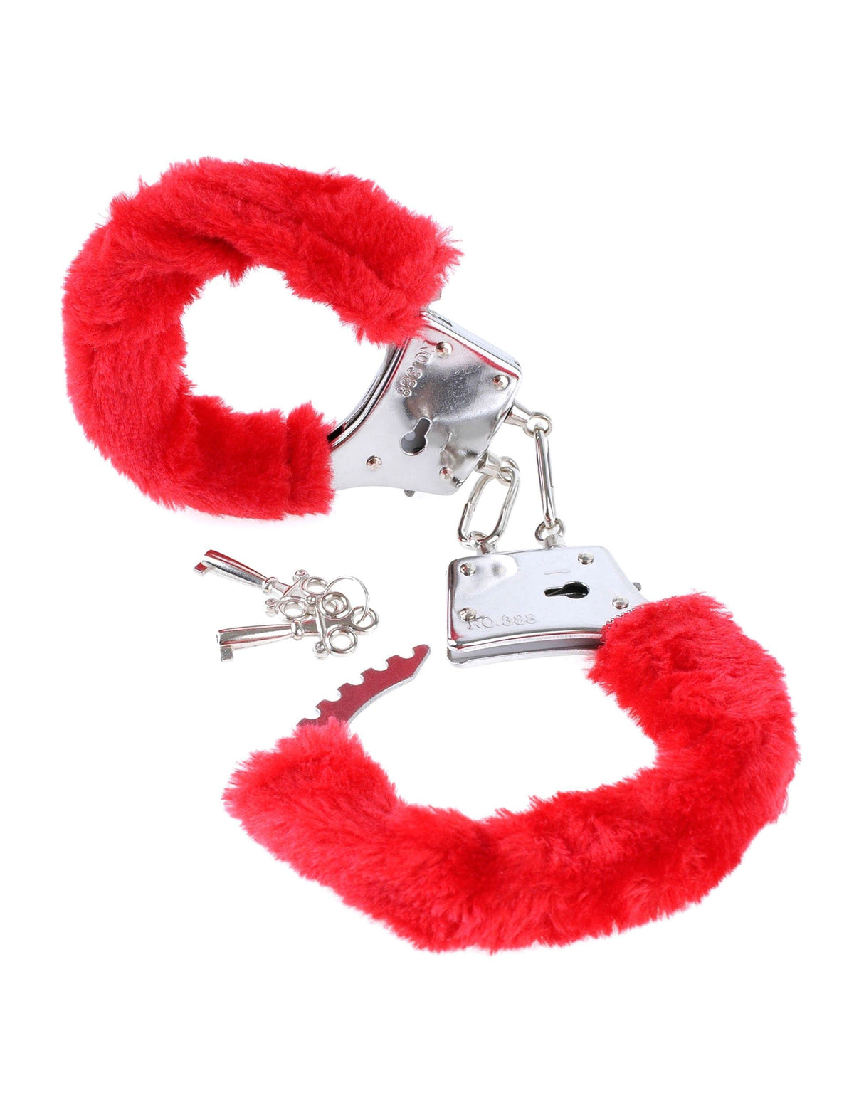FETISH FANTASY BEGINNERS FURRY CUFFS RED