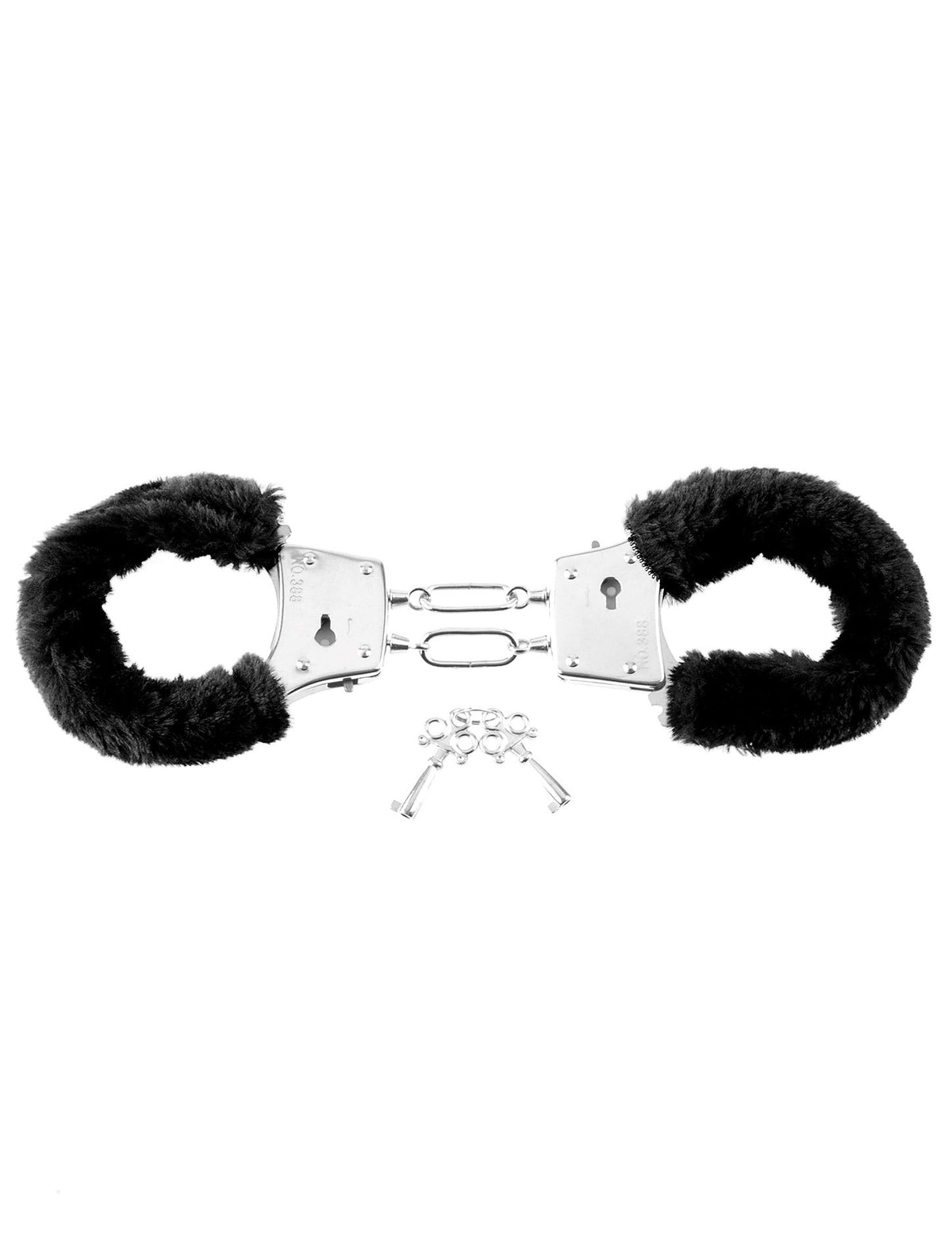 FETISH FANTASY BEGINNERS FURRY CUFFS BLACK
