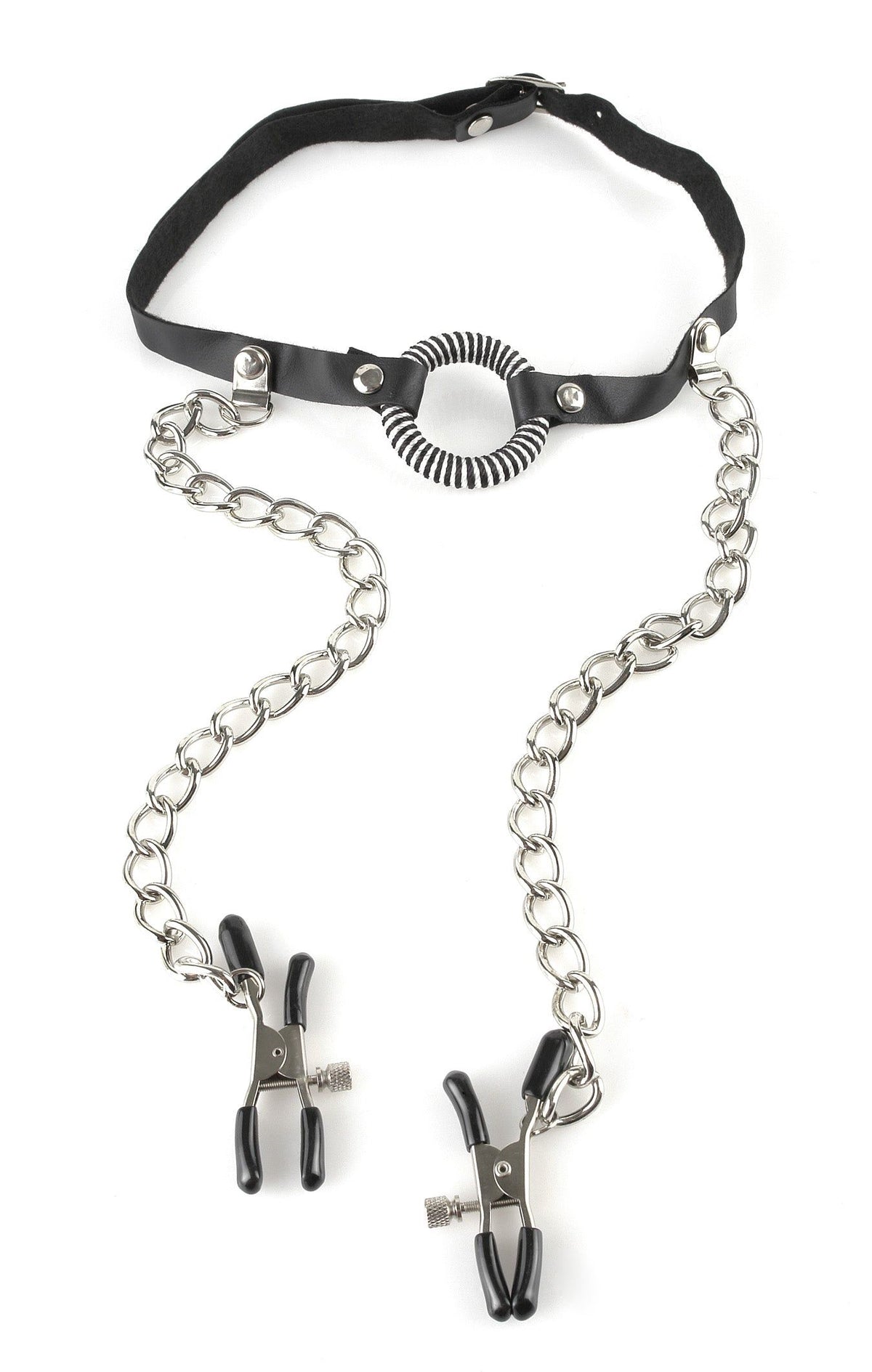 FETISH FANTASY O-RING GAG NIPPLE CLAMPS - PD384523