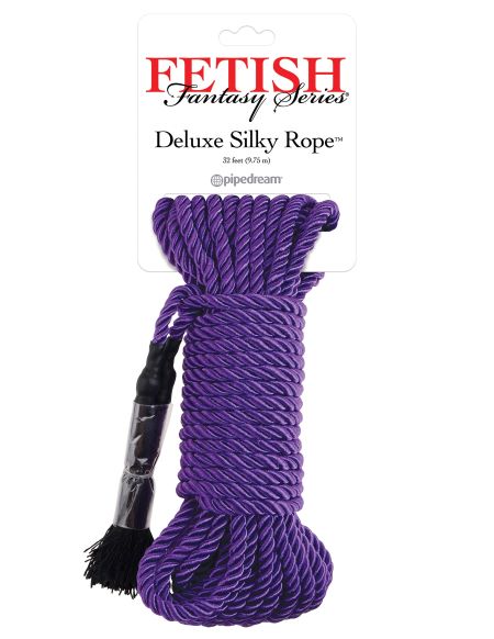 FETISH FANTASY SERIES DELUXE SILK ROPE PURPLE - PD386512