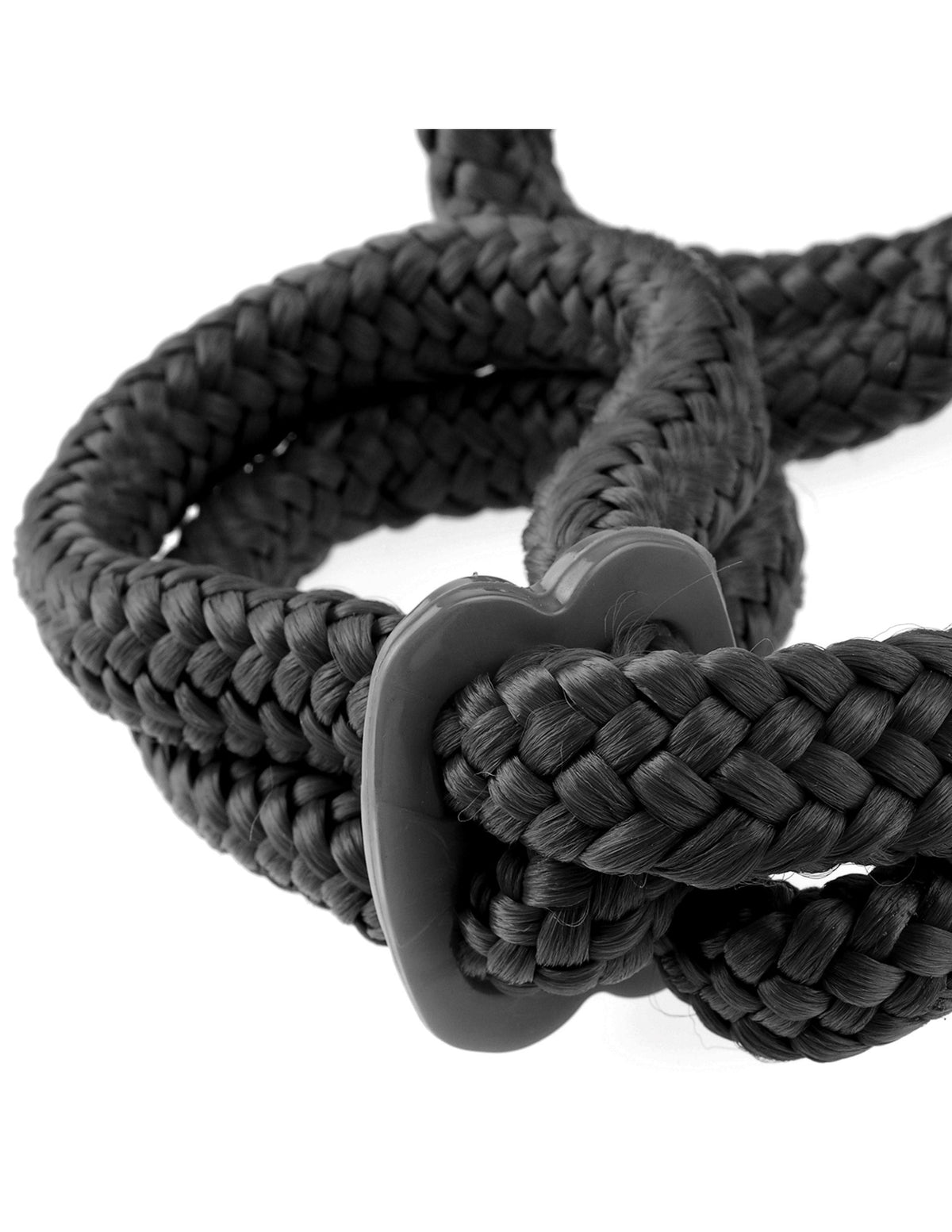 FETISH FANTASY SILK ROPE LOVE CUFFS BLACK - PD386723