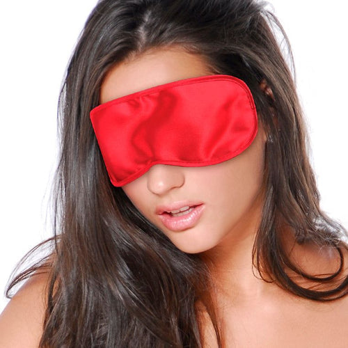 FETISH FANTASY LOVE MASK-RED SATIN