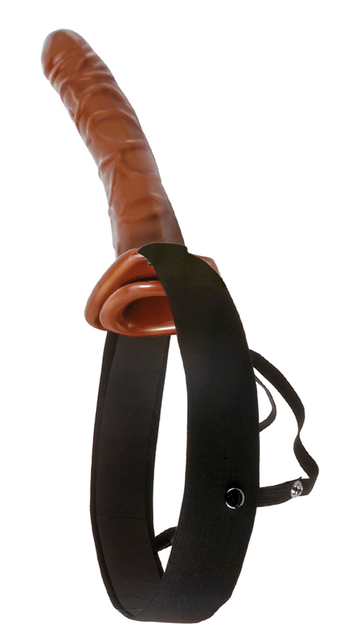 FETISH FANTASY 10IN CHOCOLATE DREAM HOLLOW STRAP ON - PD394800