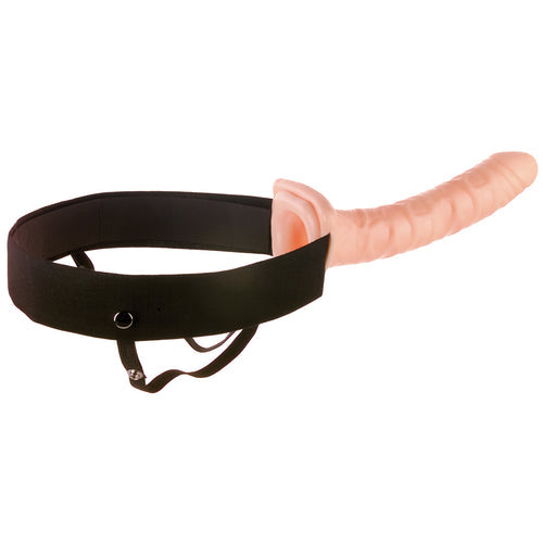 FETISH FANTASY 10IN HOLLOW STRAP ON FLESH - PD394821