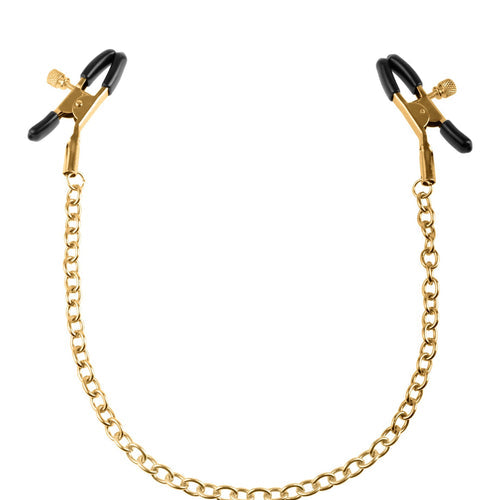 FETISH FANTASY GOLD NIPPLE CHAIN CLAMPS - PD397727