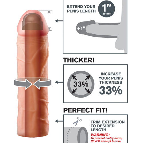 FANTASY X-TENSIONS PERFECT EXTENSION 1IN FLESH - PD411021