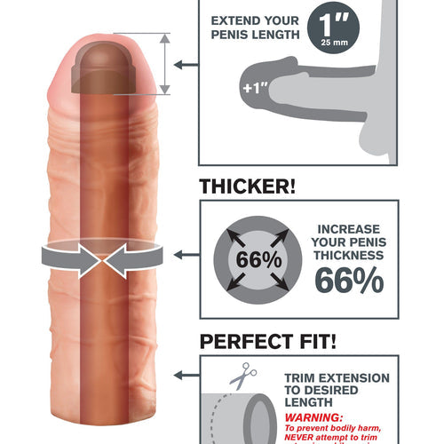 FANTASY X-TENSIONS MEGA EXTENSION 1IN FLESH - PD411321