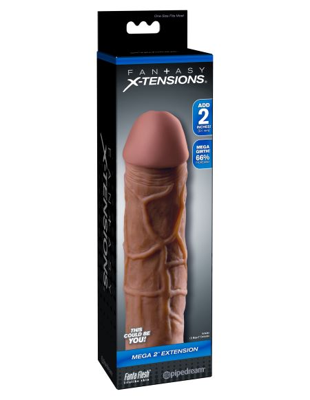 FANTASY X-TENSIONS MEGA EXTENSION 2IN BROWN - PD411429