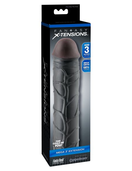 FANTASY X-TENSIONS MEGA EXTENSION 3IN BLACK - PD411523