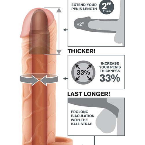 FANTASY X-TENSIONS PERFECT EXTENSION 2IN W/BALL STRAP F - PD411721