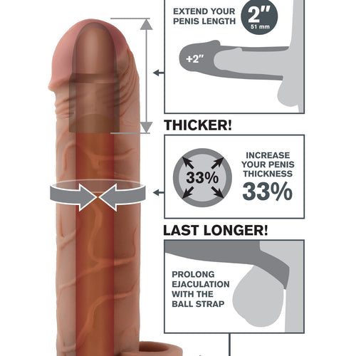 FANTASY X-TENSIONS PERFECT EXTENSION 2IN W/ BALL STRAP - PD411729