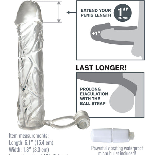 FANTASY X-TENSIONS VIBRATING SUPER SLEEVE - PD413420