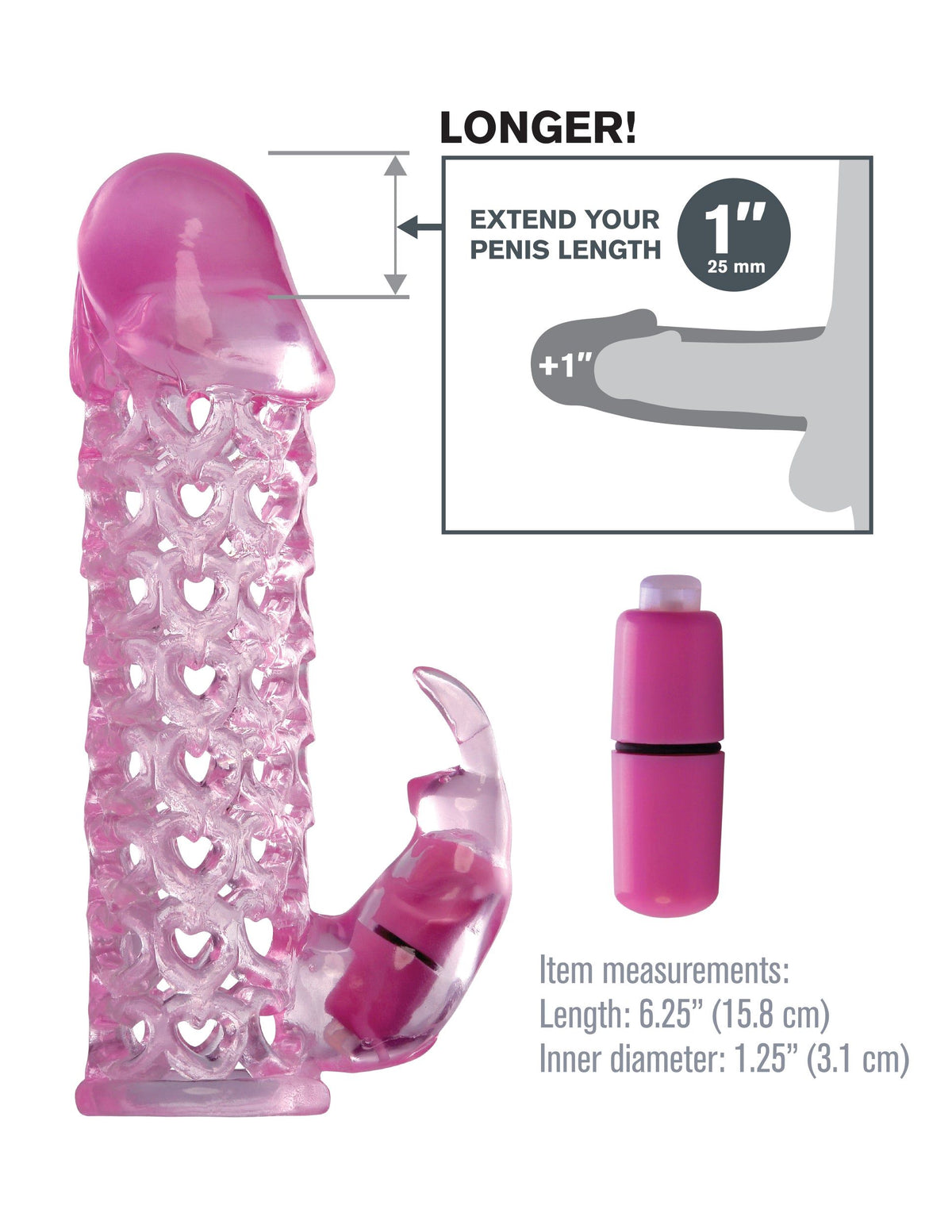 FANTASY X-TENSIONS VIBRATING COUPLES CAGE PINK - PD414611