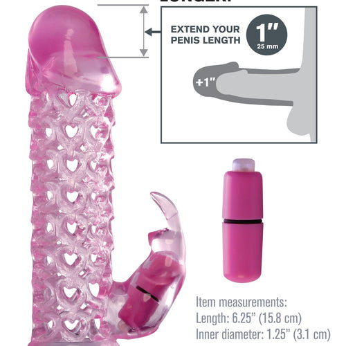 FANTASY X-TENSIONS VIBRATING COUPLES CAGE PINK - PD414611
