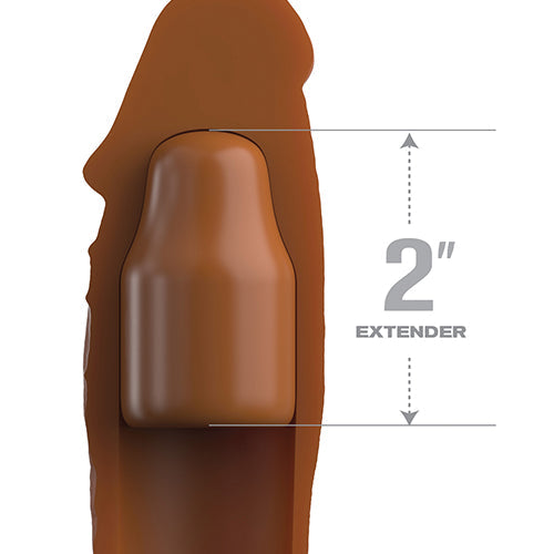 FANTASY X-TENSIONS ELITE 8IN SLEEVE W/ 2IN PLUG TAN - PD415222
