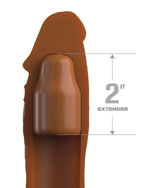 FANTASY X-TENSIONS ELITE 8IN SLEEVE W/ 2IN PLUG TAN - PD415222